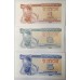 UKRAINE 1991 . ONE 1 - FIVE 5 KARBOVANTSIV BANKNOTES